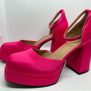 Wild Fable Fuchsia Platform Heels